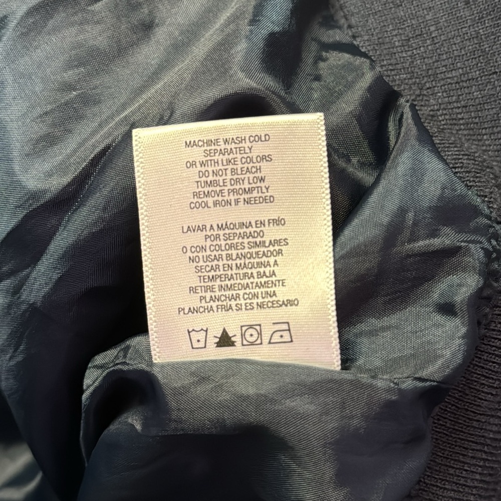 SIMPLY STYLED Lightweight Navy Blue Windbreaker Jacket Sz XL - Picture 12 of 12